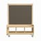 Flash Furniture Bright Beginnings Commercial Wooden Mobile Dual Sided 2 Person Art Station with Locking Caster Wheels and Bottom Cubby Storage, Natural MK-ME09050-GG - alternate 5